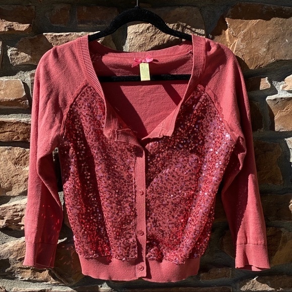 Downeast Basics cardigan with sequins - Picture 4 of 5